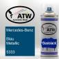 Preview: Mercedes-Benz, Blau Metallic, 5333: 400ml Sprühdose, von ATW Autoteile West.